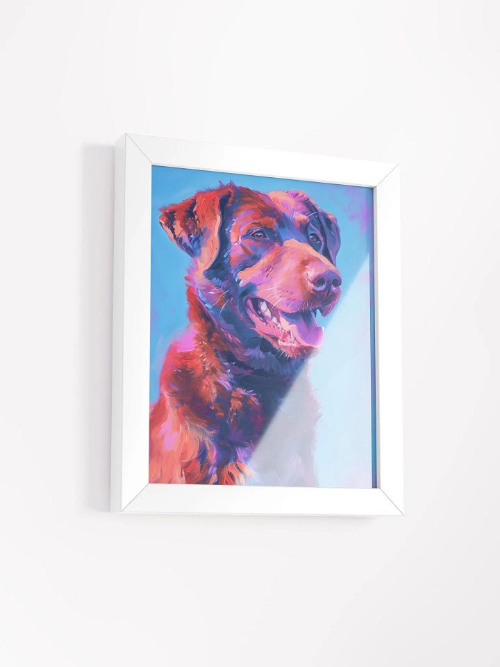 Joyful Pup Framed Art Print product image (2)