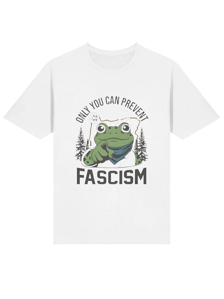 Only You Can Prevent Fascism Portland Frog T-Shirt product image (2)