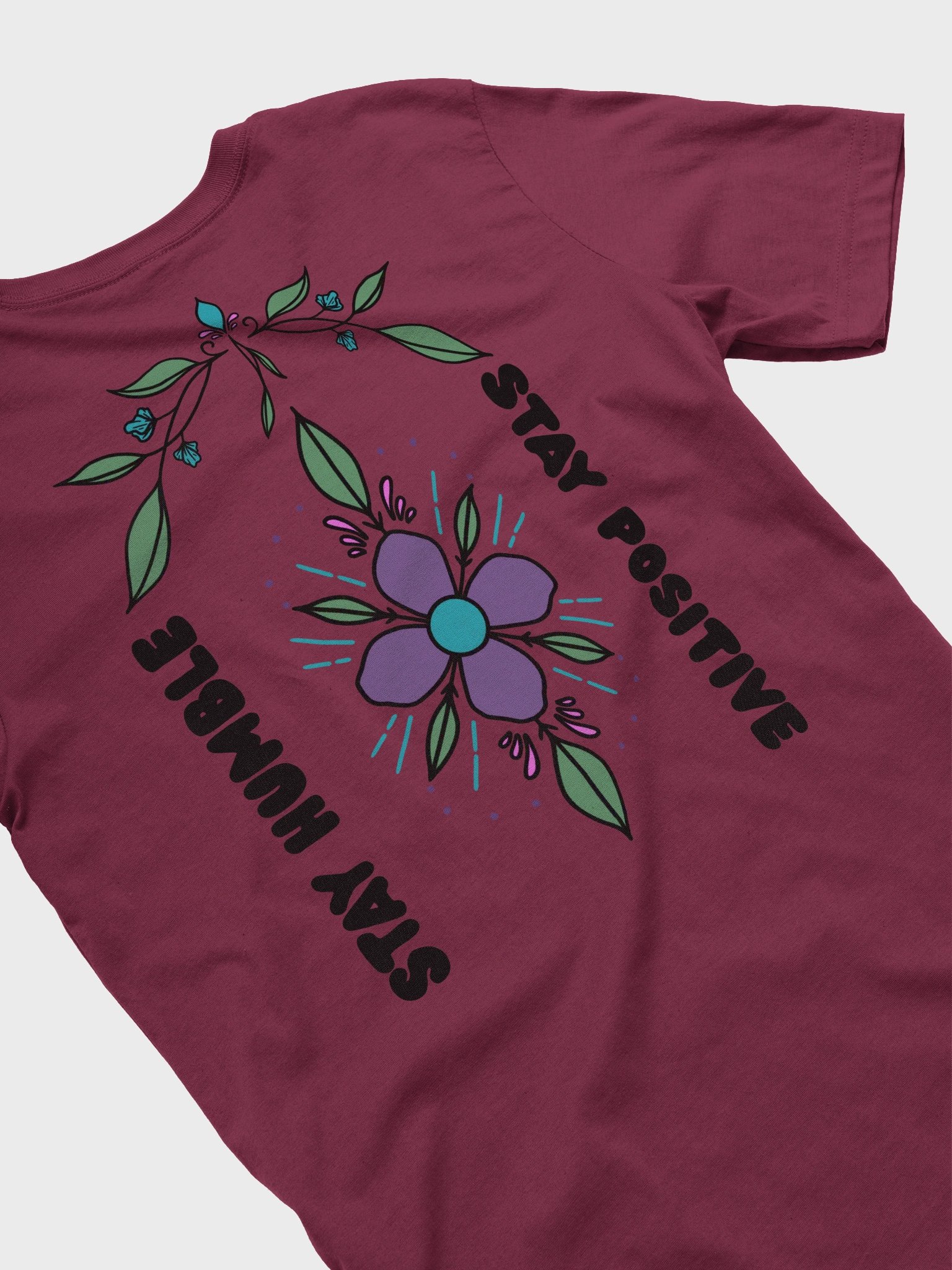 Be Kind & Positive T-Shirt (Black Font) product image (3)