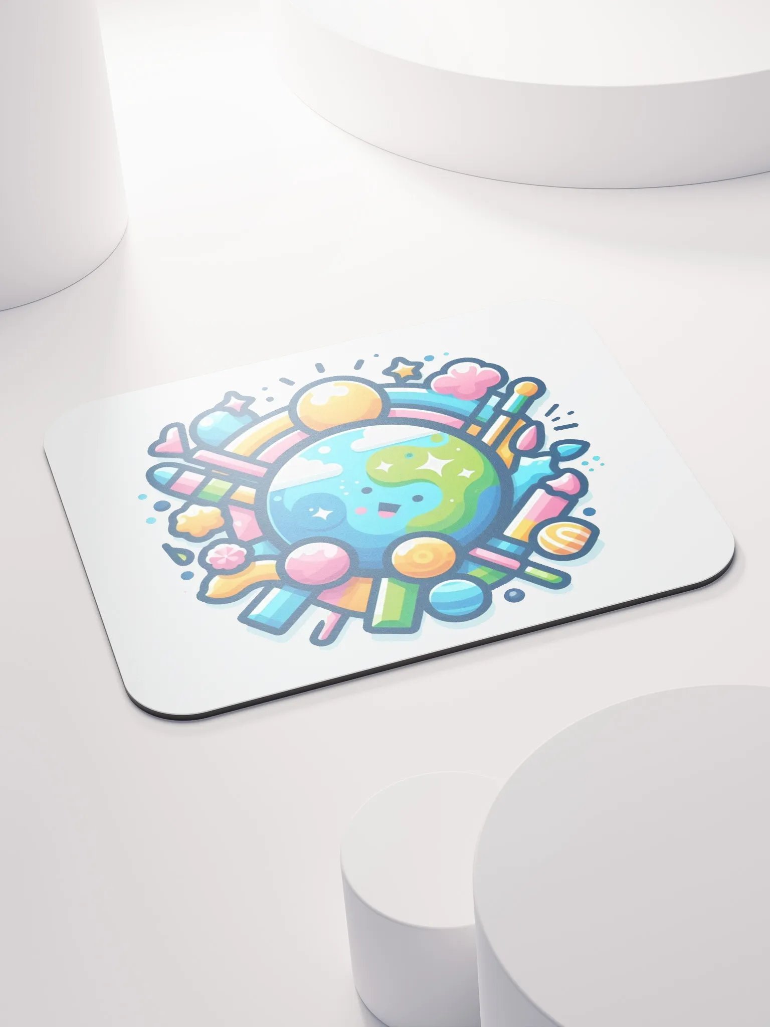 Whimsical Earth Mouse Pad product image (4)