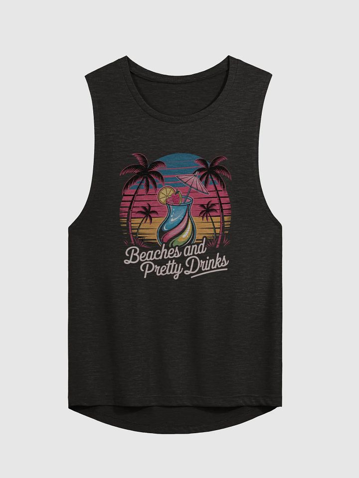 Tropical Sunset Cocktail Flowy Tank product image (1)