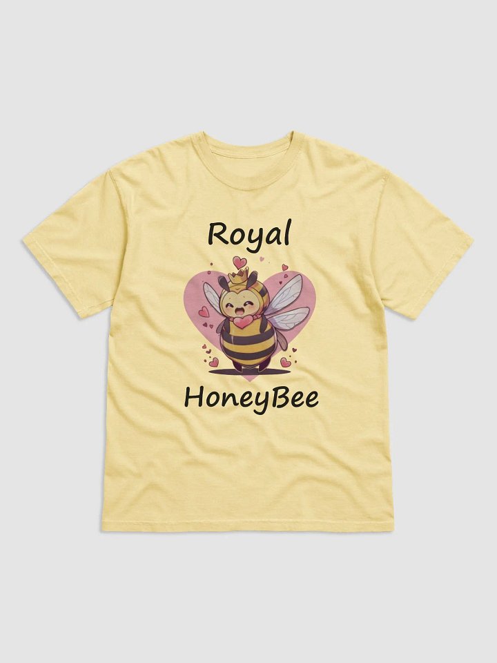Royal Honeybee T-shirt Black Text product image (1)