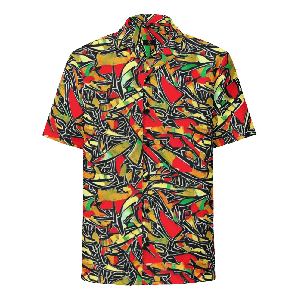 Cultural Comfort: African Black History Month Button-Down Shirt. product image (1)