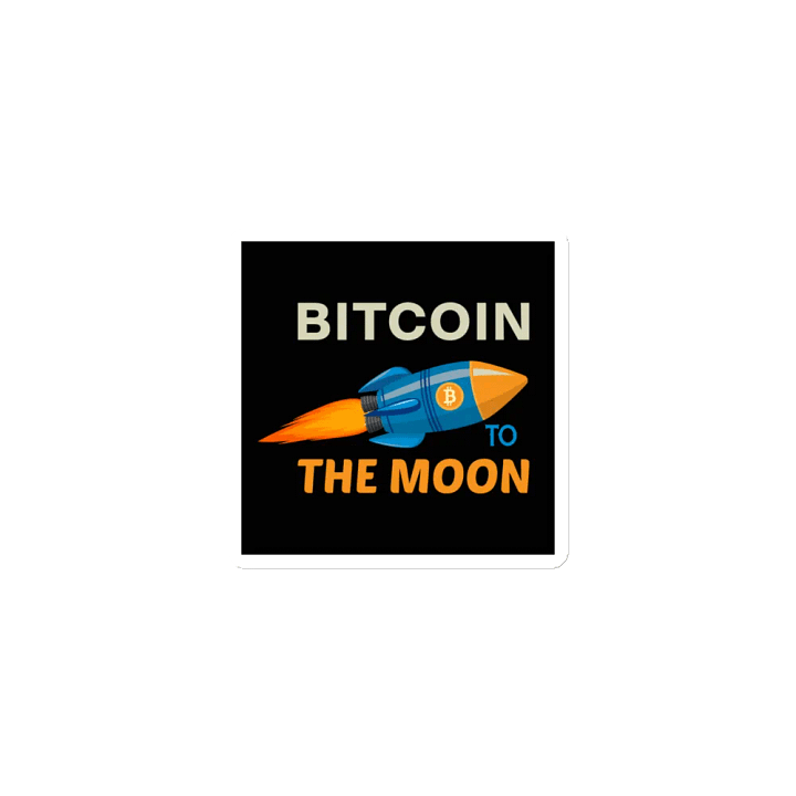 Bitcoin to the Moon Magnets product image (1)
