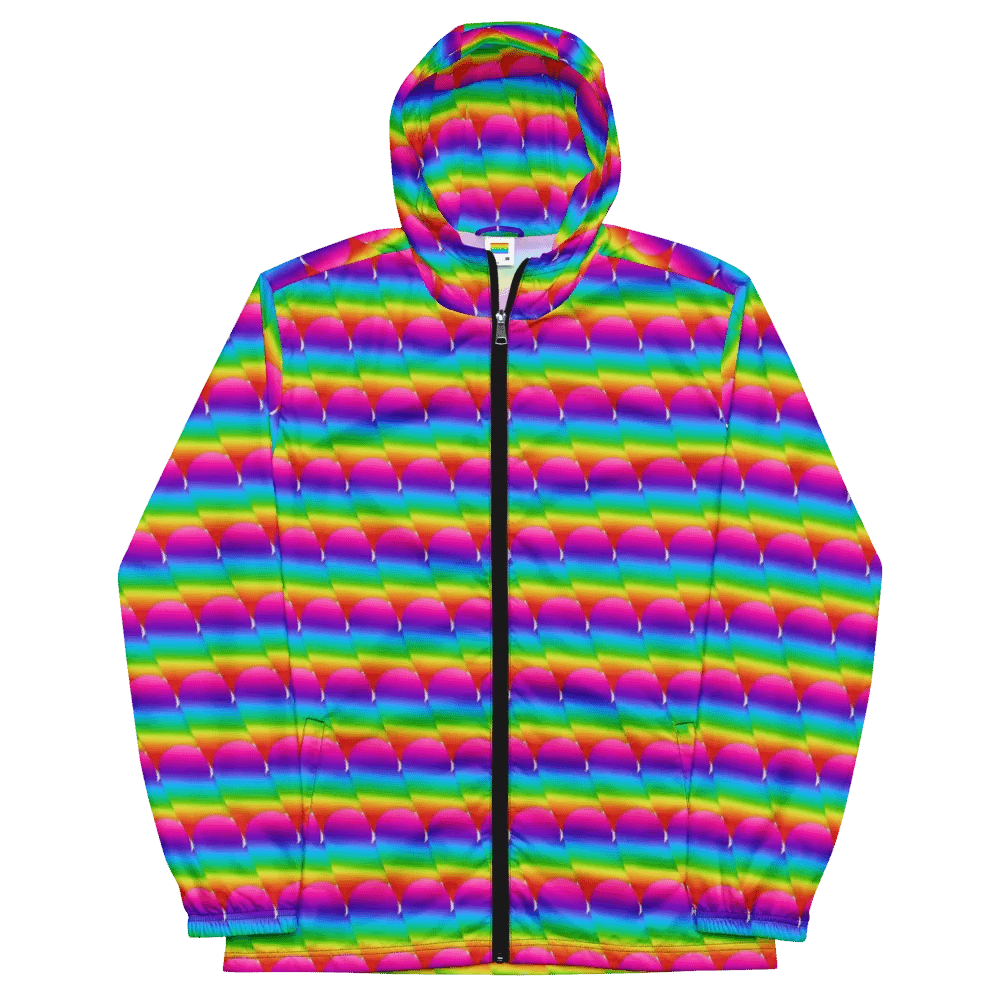 Rainbow Heart Windbreaker product image (2)