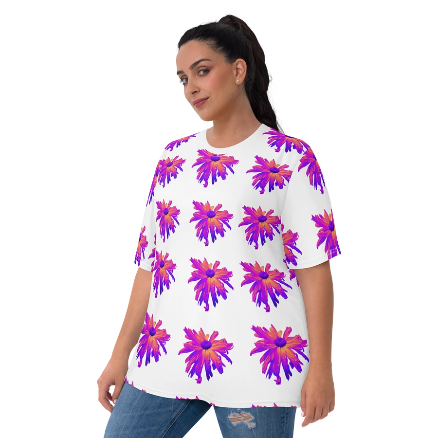 Abstract Pink Floating Daisy Flower Women's T Shirt product image (9)