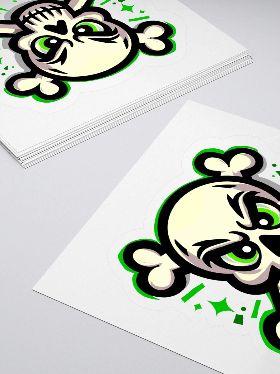 Edgy Skull Graphic Kiss Cut Stickers product image (10)
