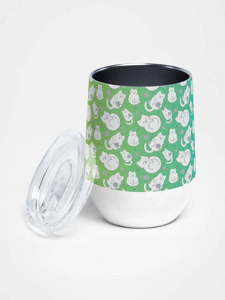 KITTY goes HERE! • wine tumbler by Allcolor product image (2)