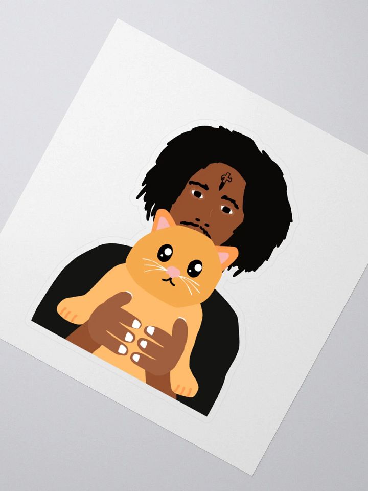 The Cat with the MAC - Sticker product image (2)