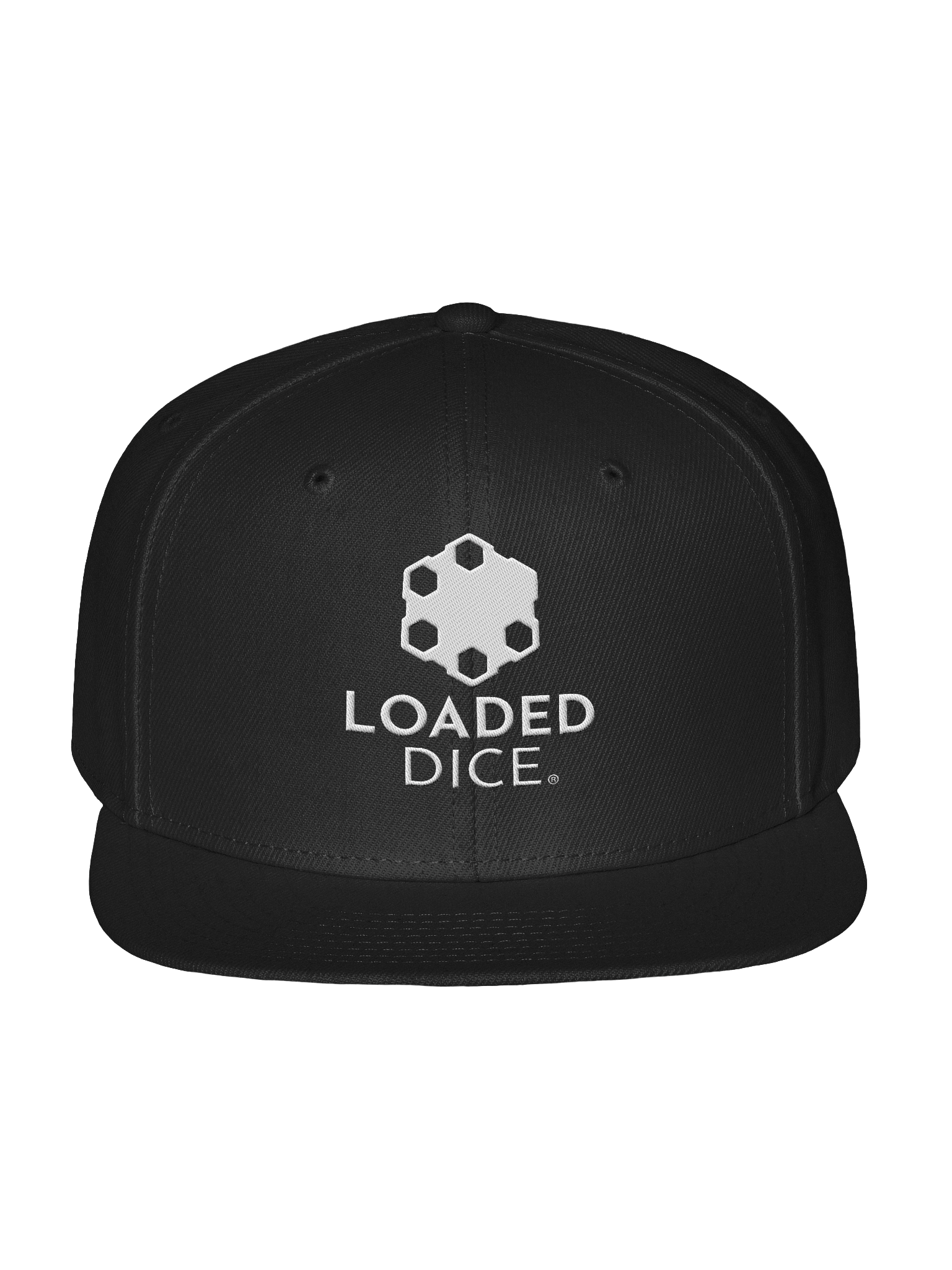 Loaded Dice Graphic Wool Blend Snapback Black product image (1)
