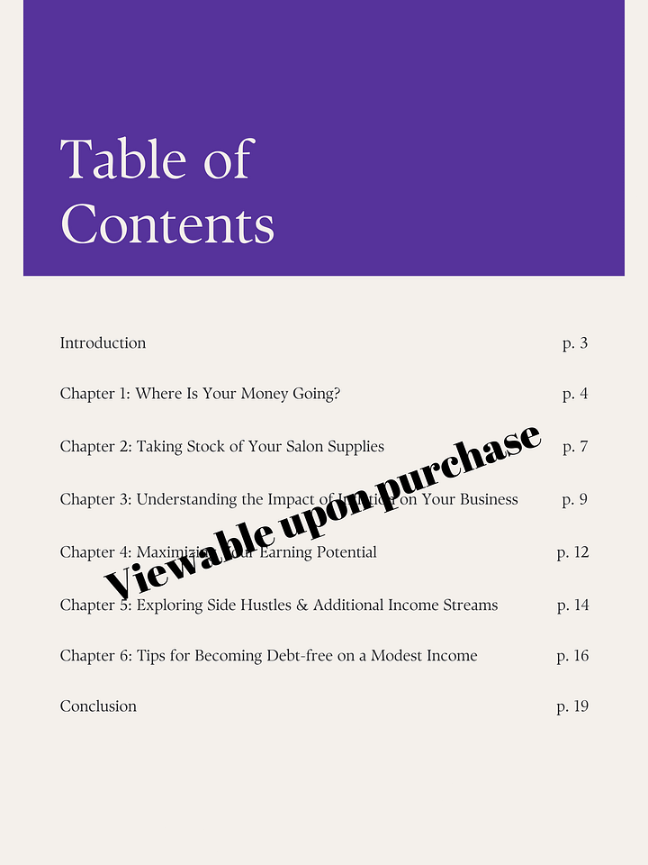 Nail Techs Guide to Surviving High Inflation (e-book) product image (2)