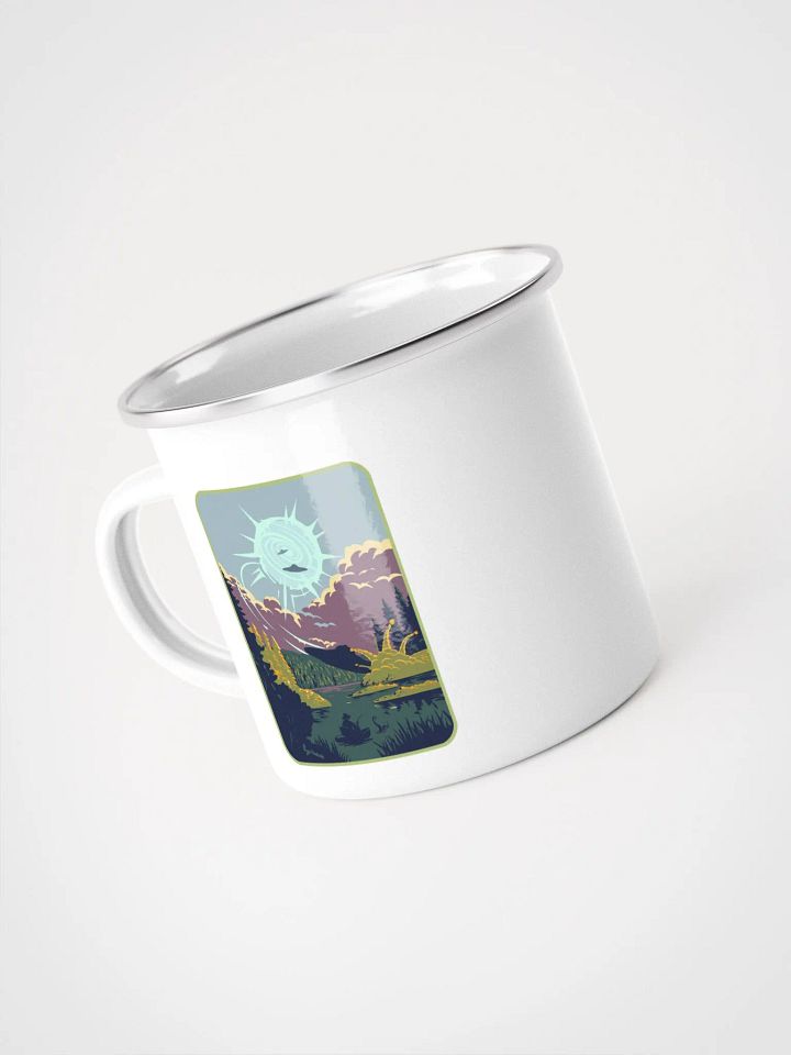 UFO Fishing Enamel Mug product image (1)
