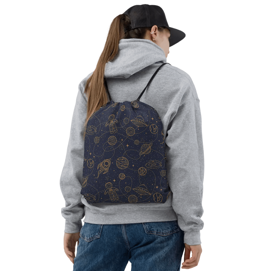 Explore The Universe Drawstring Bag product image (3)