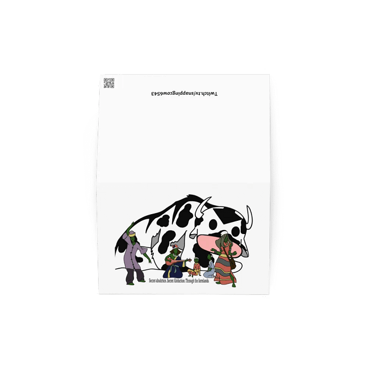 Secret Abduction Greeting Card (Blank) product image (2)