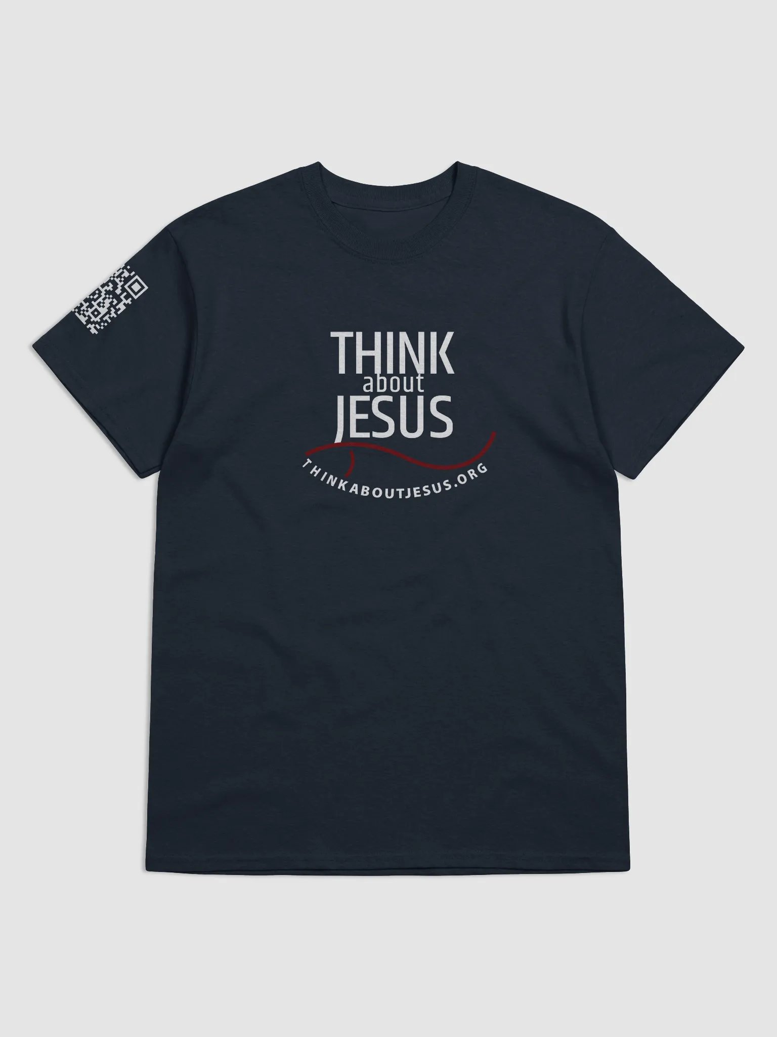 Think About Jesus -simple, dark T-shirts product image (3)