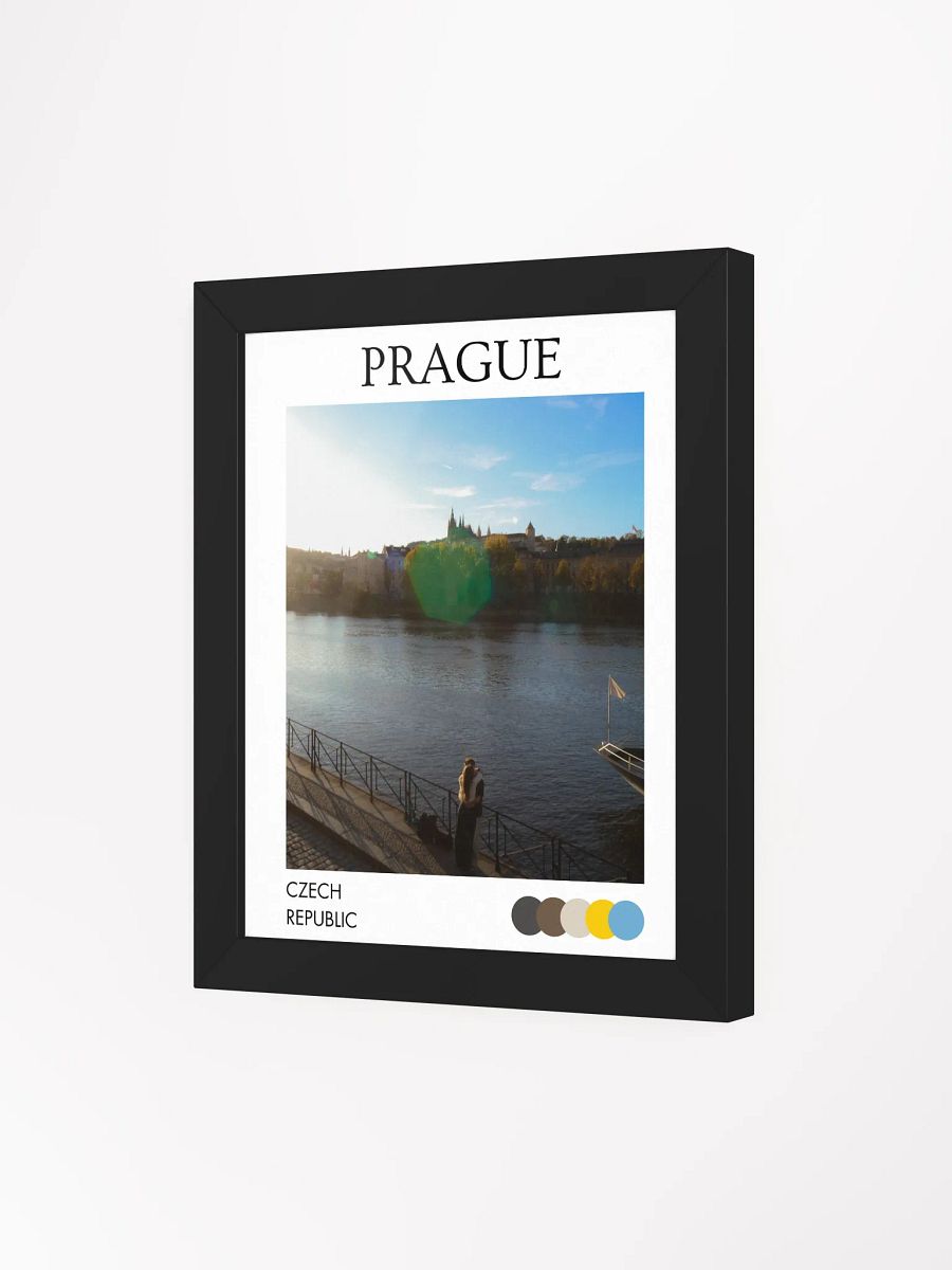 Sunset on Vltava River - Framed product image (3)