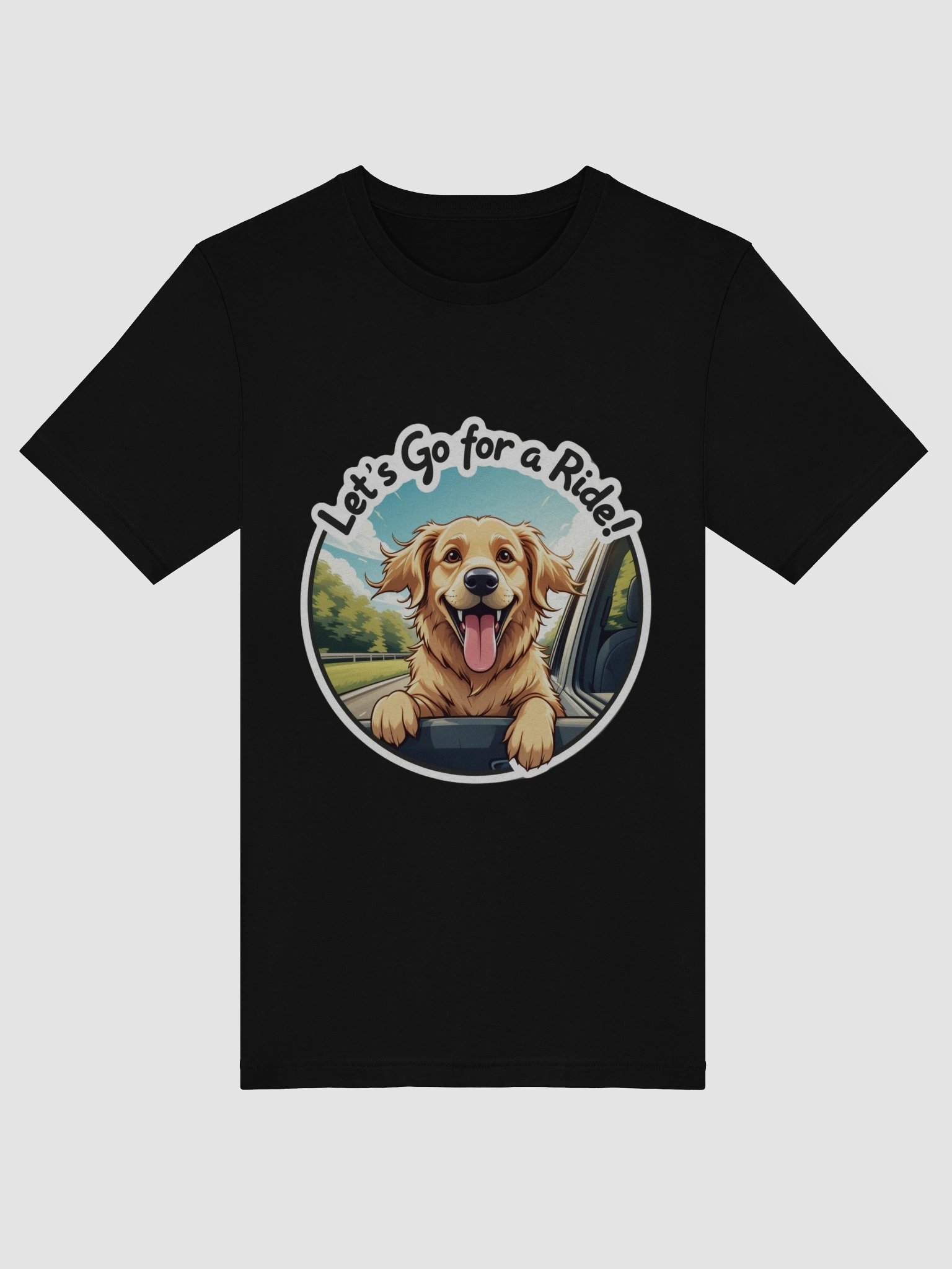 Joyful Ride Dog T-Shirt product image (46)