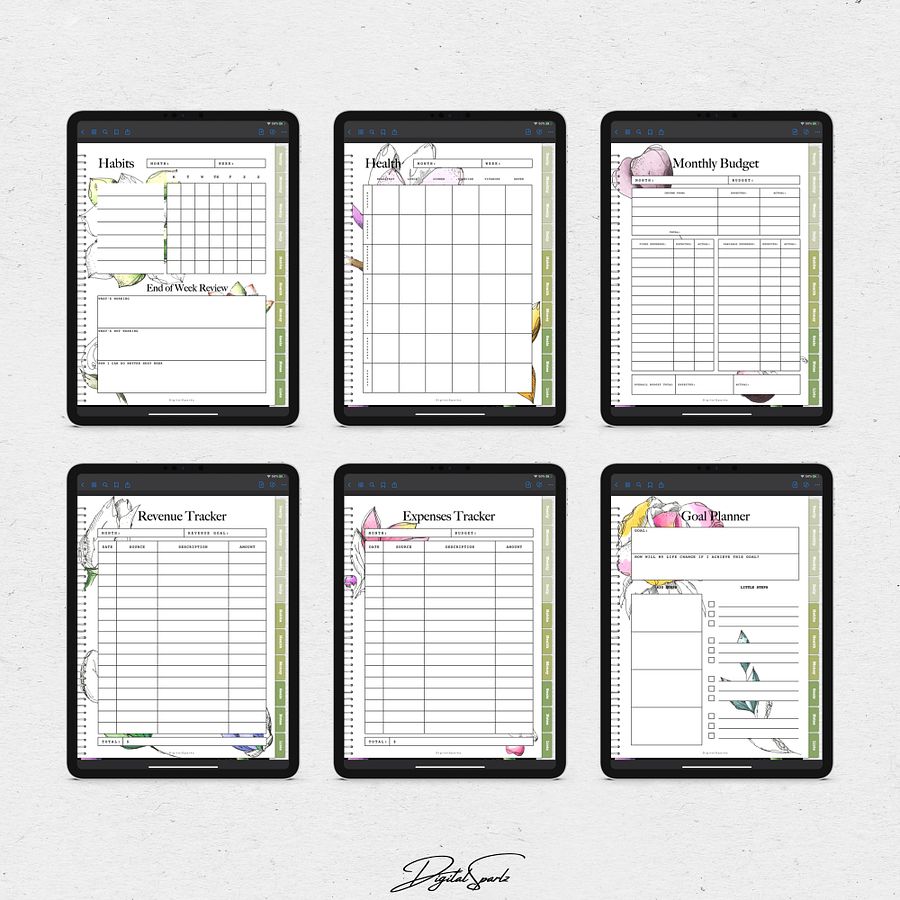 Botanical Digital Planner product image (3)