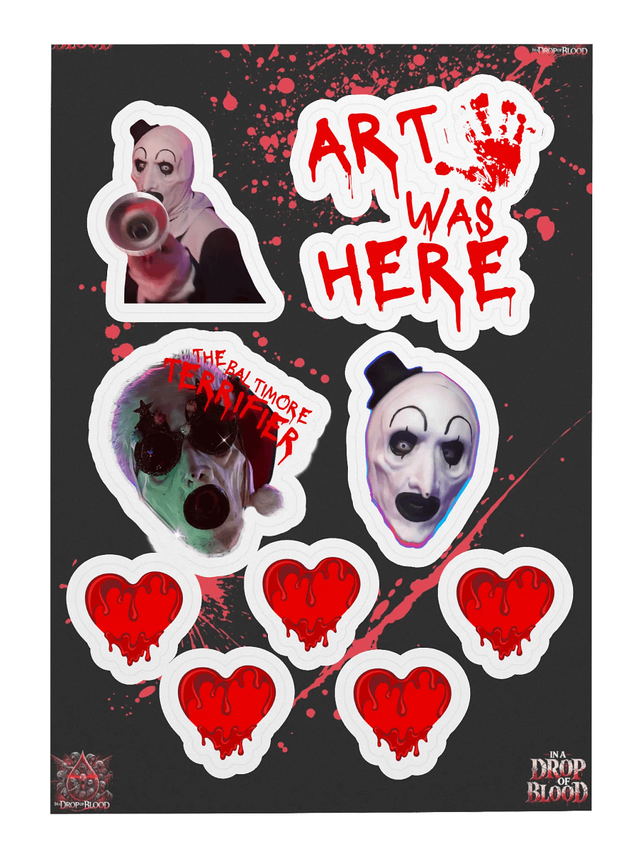 Baltimore Terrifier Sticker Pack product image (3)