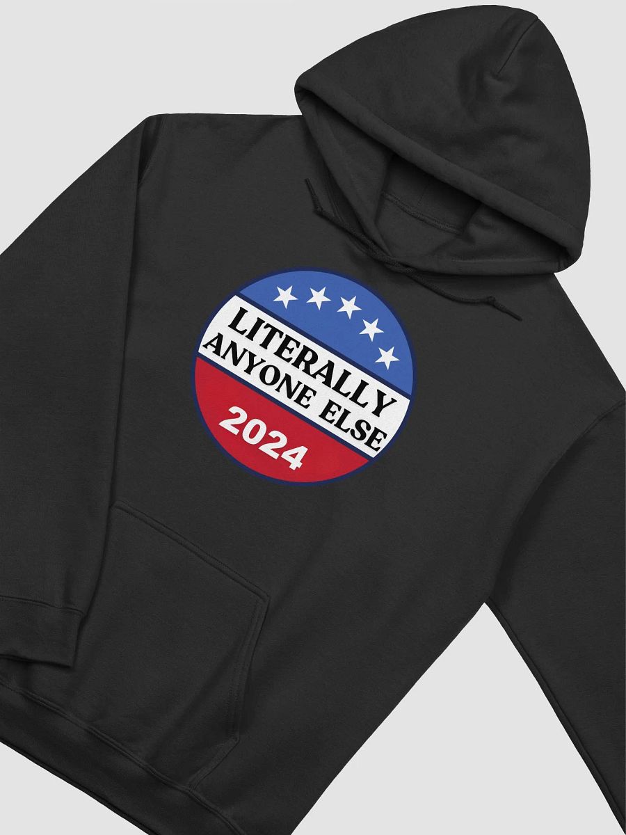 Literally Anyone Else 2024 Funny Election Sarcastic Political Humor Hoodie product image (3)