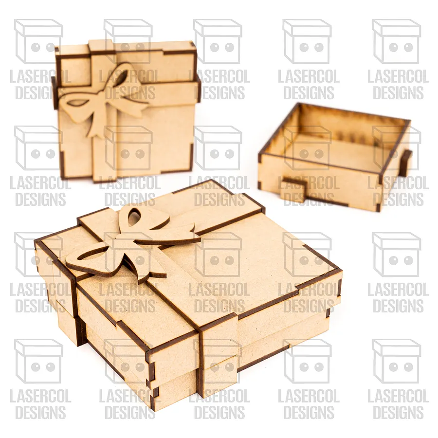 Gift Box Set 2 (Two Sizes) - Laser Cut Files product image (8)