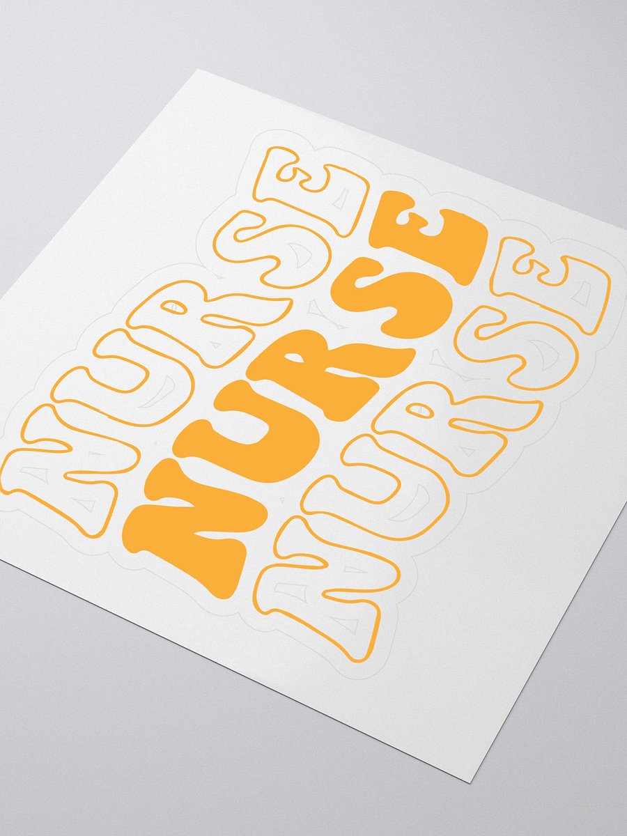 Bold Nurse Repeat Kiss-Cut Stickers product image (3)