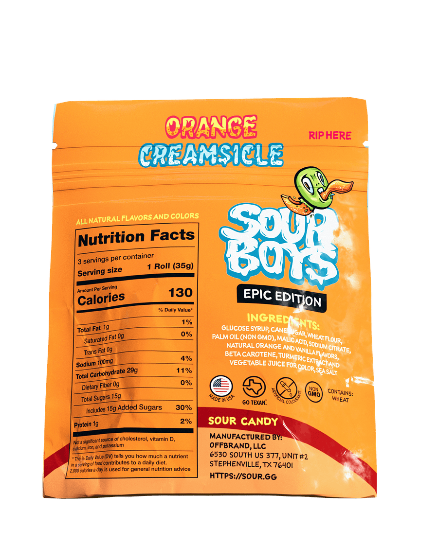 Orange Creamsicle SourBoys product image (2)