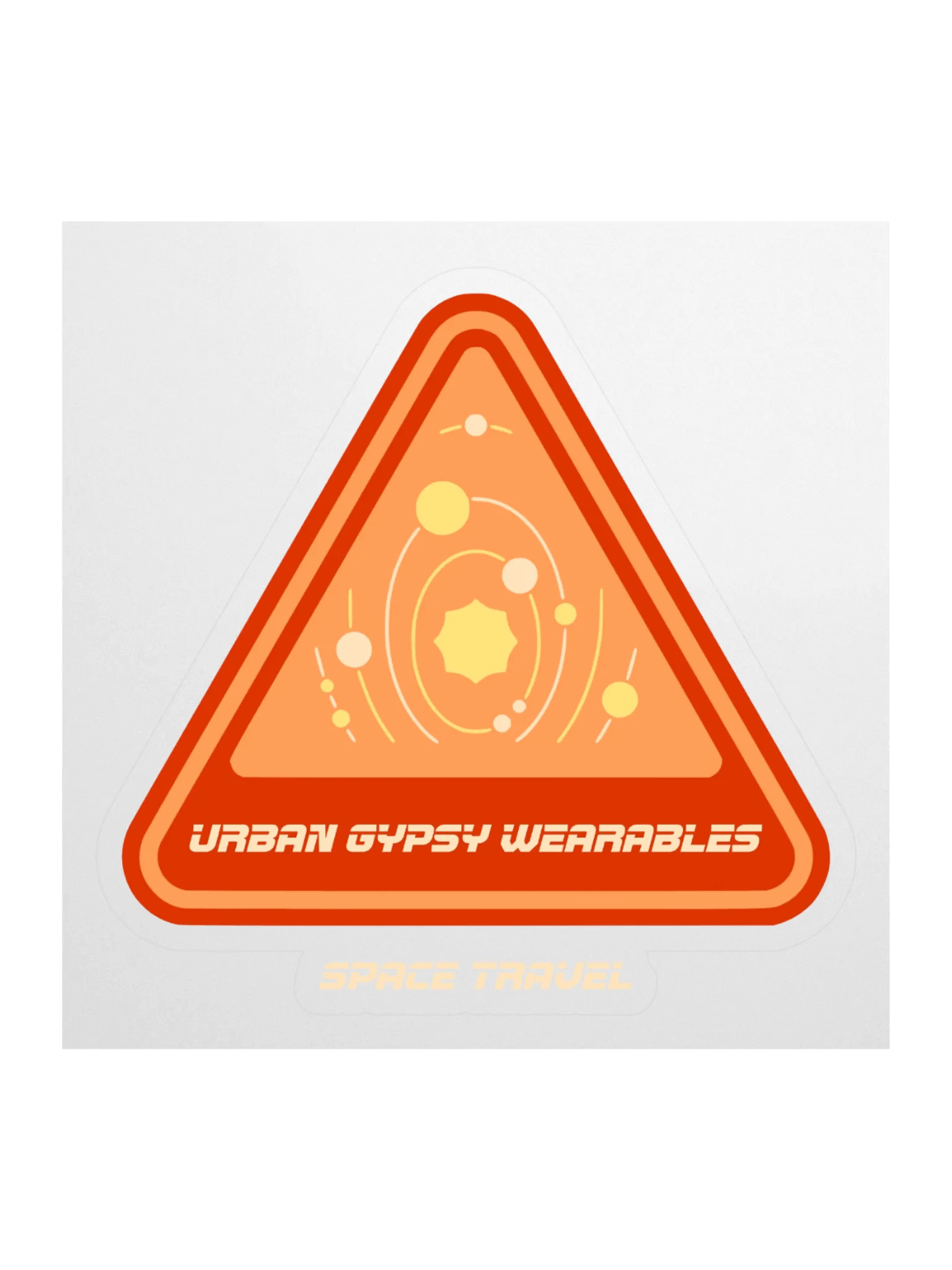 Orbiting Space Travel Kiss Cut Stickers product image (1)