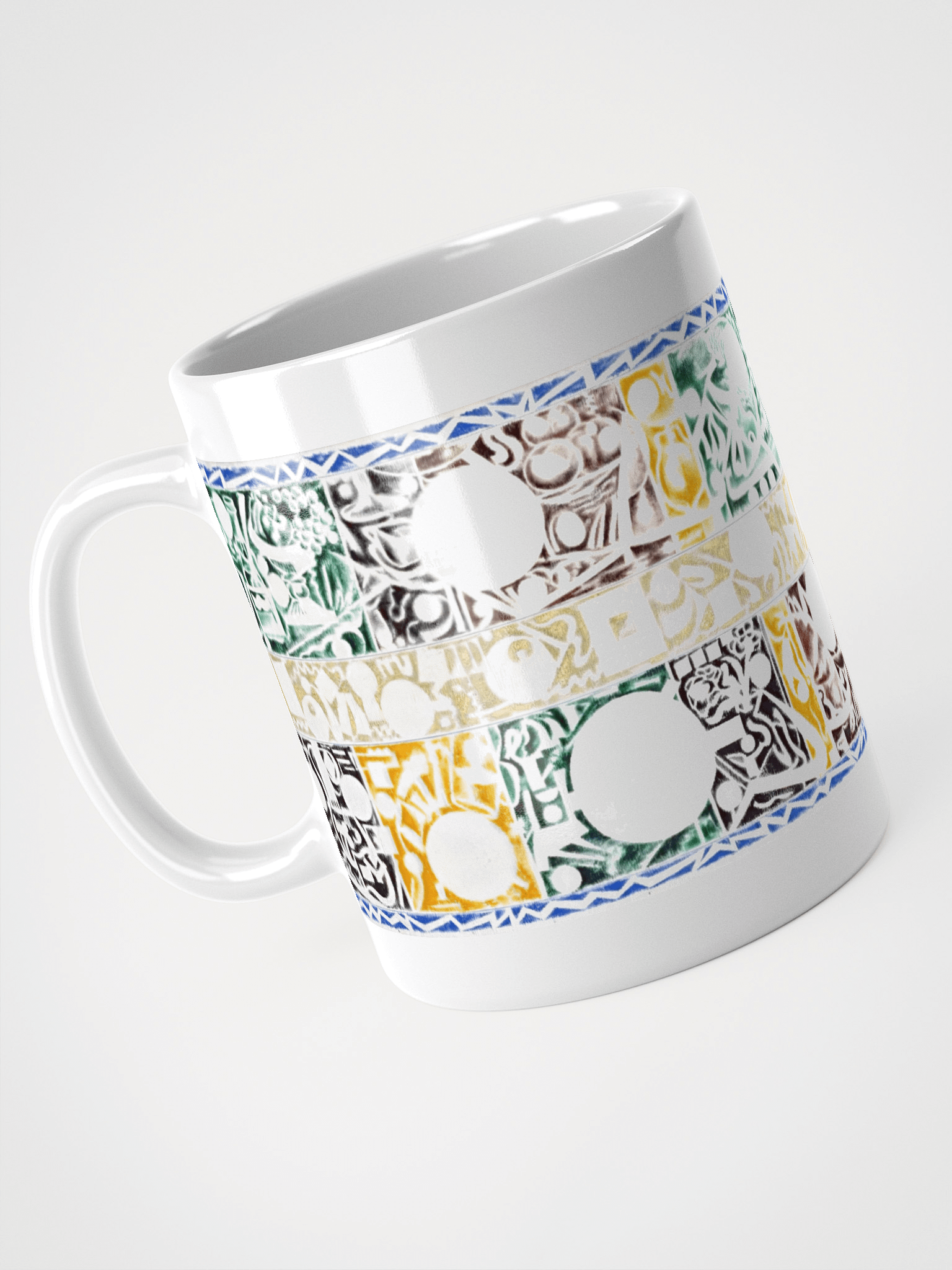 Spring Still Life (1990) on White Glossy Mug product image (3)
