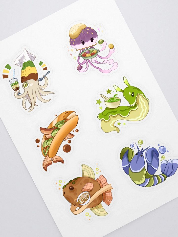 Foody Creatures Sticker Sheet product image (1)