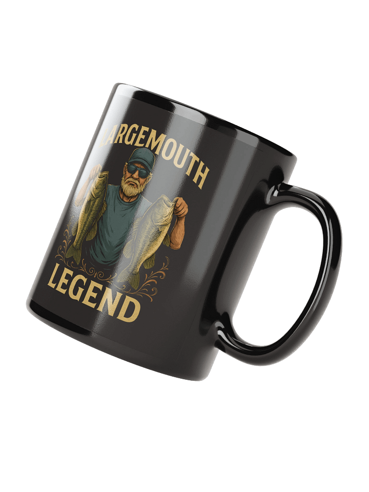 Bass Fishing Coffee Mug – Largemouth Bass Angler Cup for Fishermen product image (3)