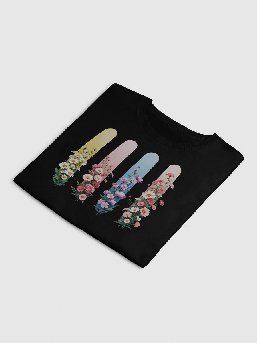 April Vintage Birth Flowers Blooms Crop Top product image (6)