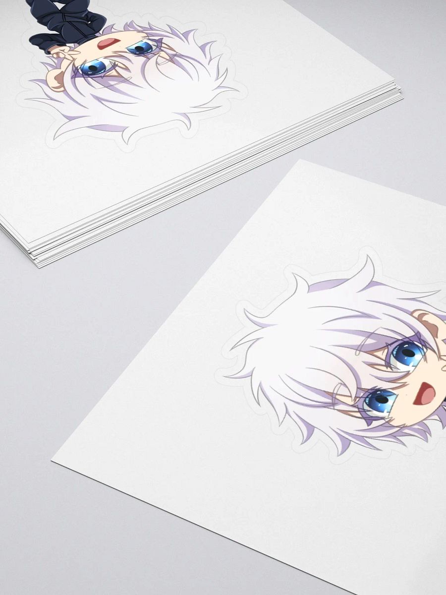 Gojo Chibi Peace Sign Stickers product image (12)