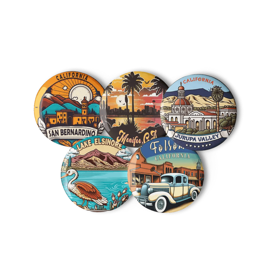 California Hidden Gems - Set Of 5 Pins product image (6)