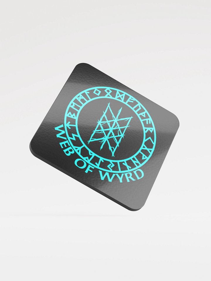 Web of Wyrd Cork Back Coaster product image (1)
