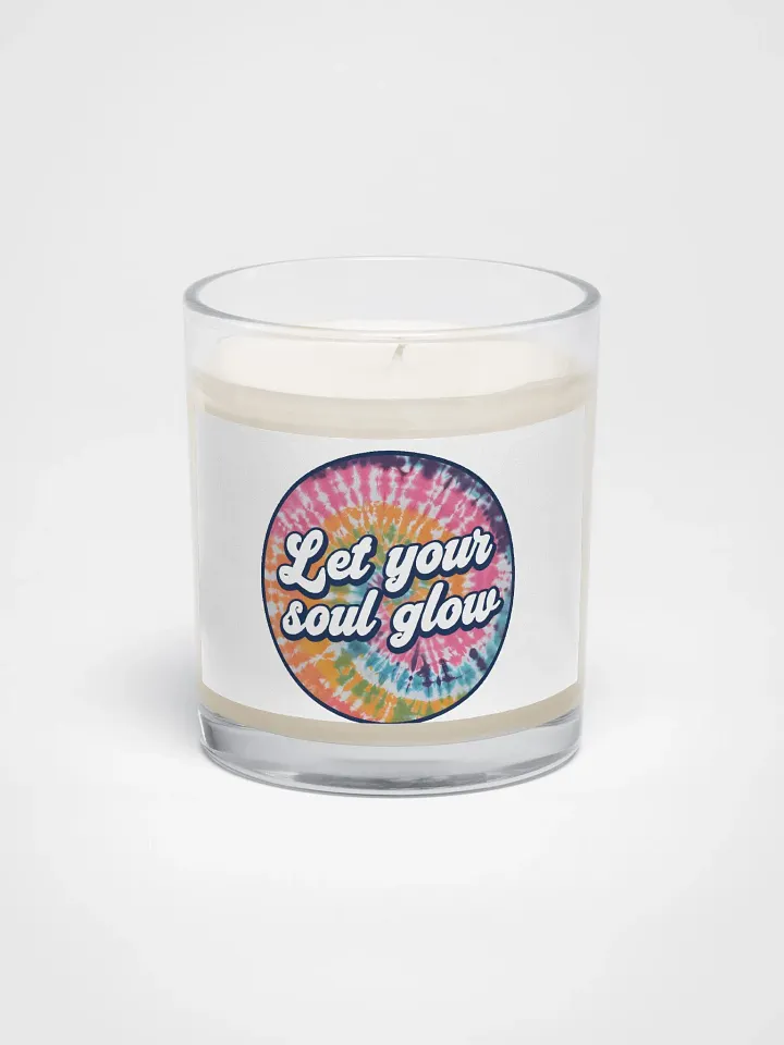 Soul Glow Tie-Dye Soy Wax Candle product image (1)