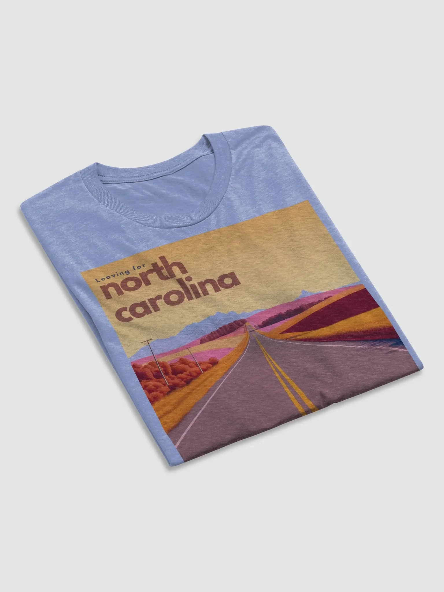 Leaving For NC Triblend Short Sleeve product image (6)