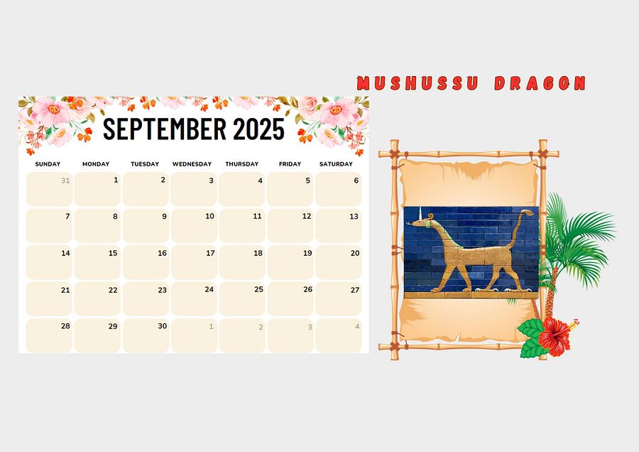 12 Months Wall Calendar 2025 - Sumerian Civilization - Best for Printing product image (5)