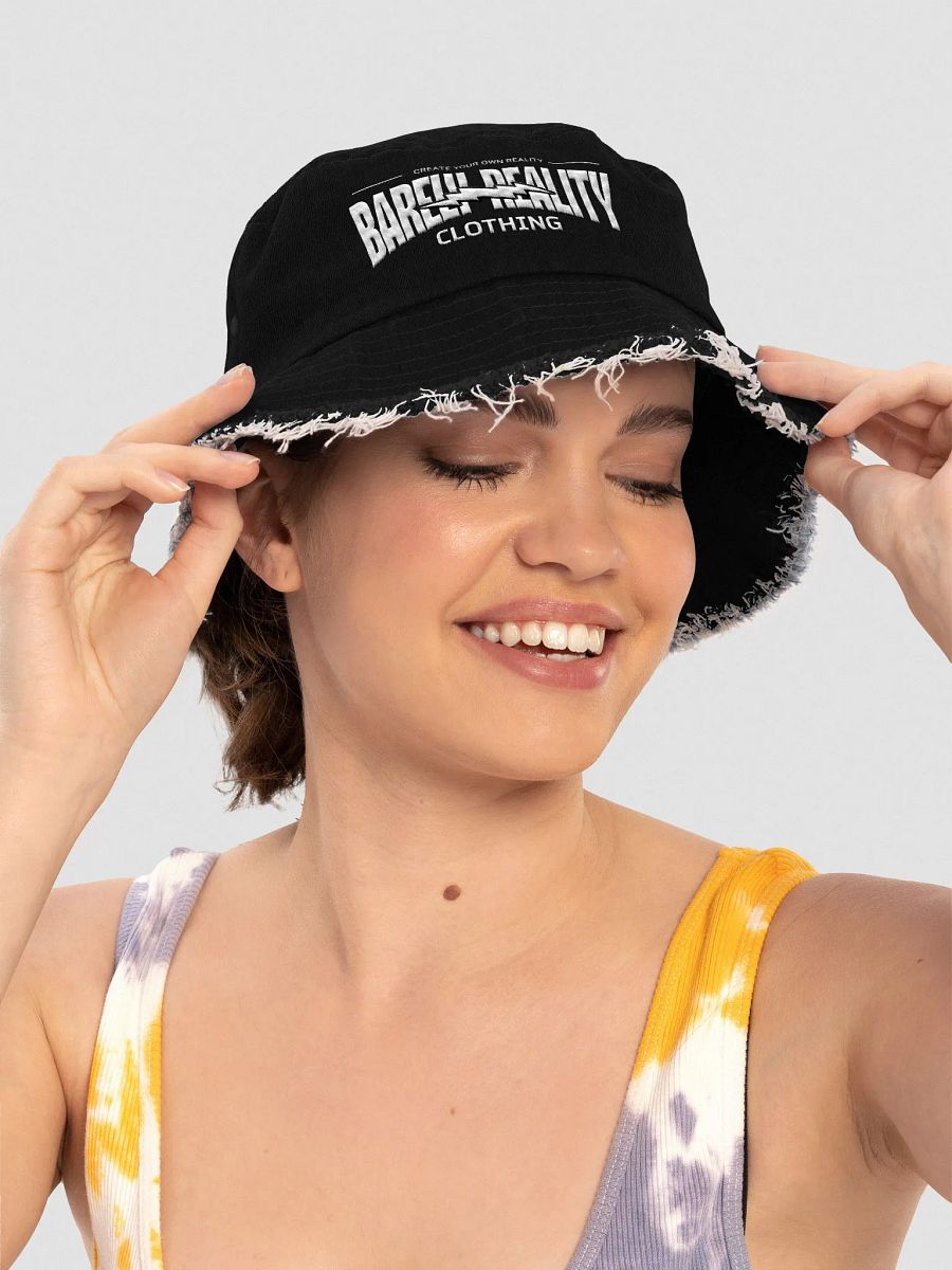 "BARELY REALITY" DENIM BUCKET HAT product image (11)