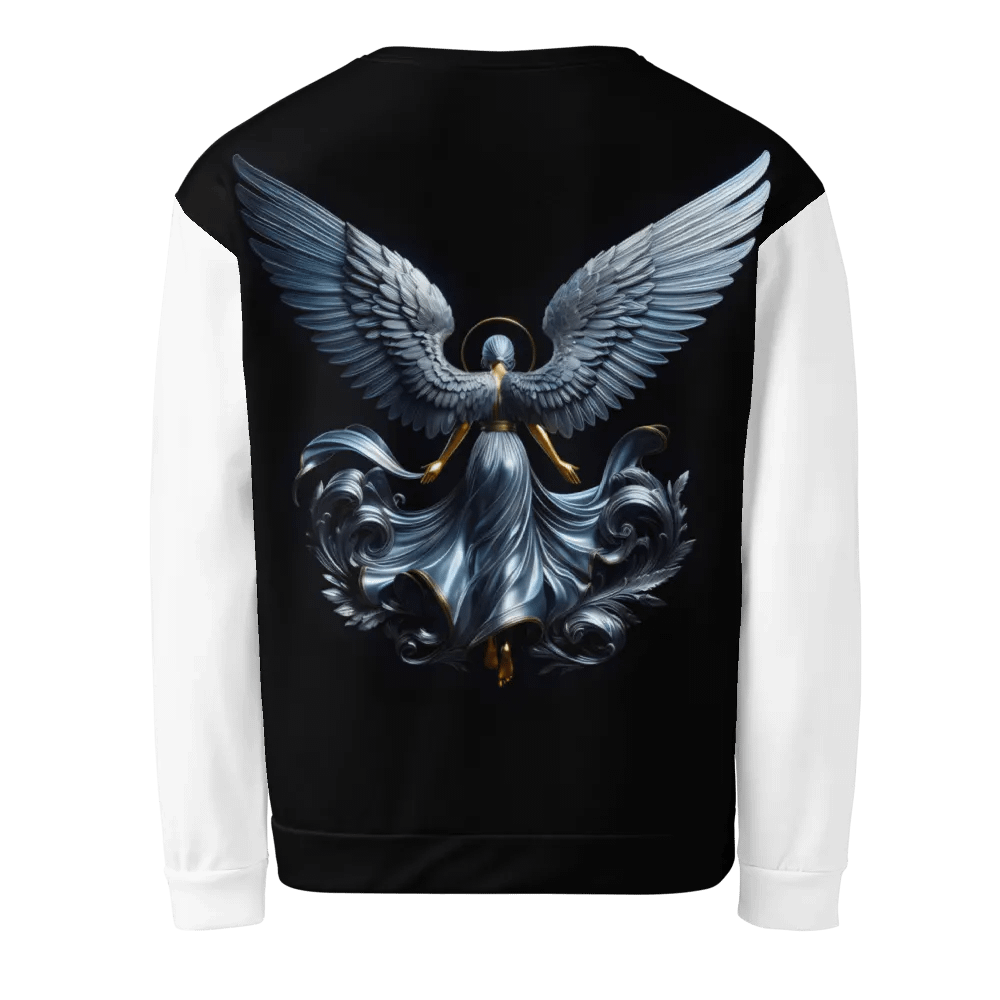 A Silver Angel and Cross - Unisex Sweatshirt #9 product image (2)