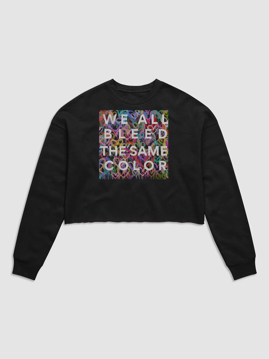 Bleeding Hearts Cropped Sweatshirt. product image (1)