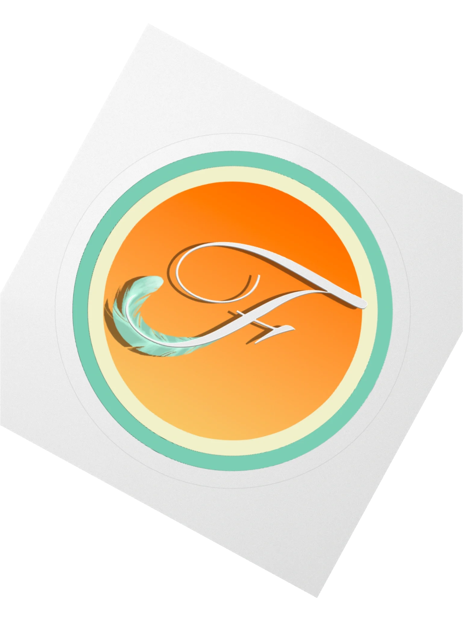 Feather Logo Sticker product image (2)