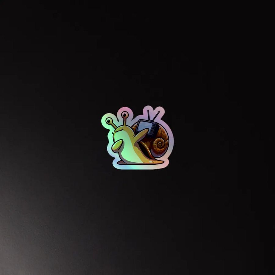 Snail TV Holographic Sticker Sheet product image (4)