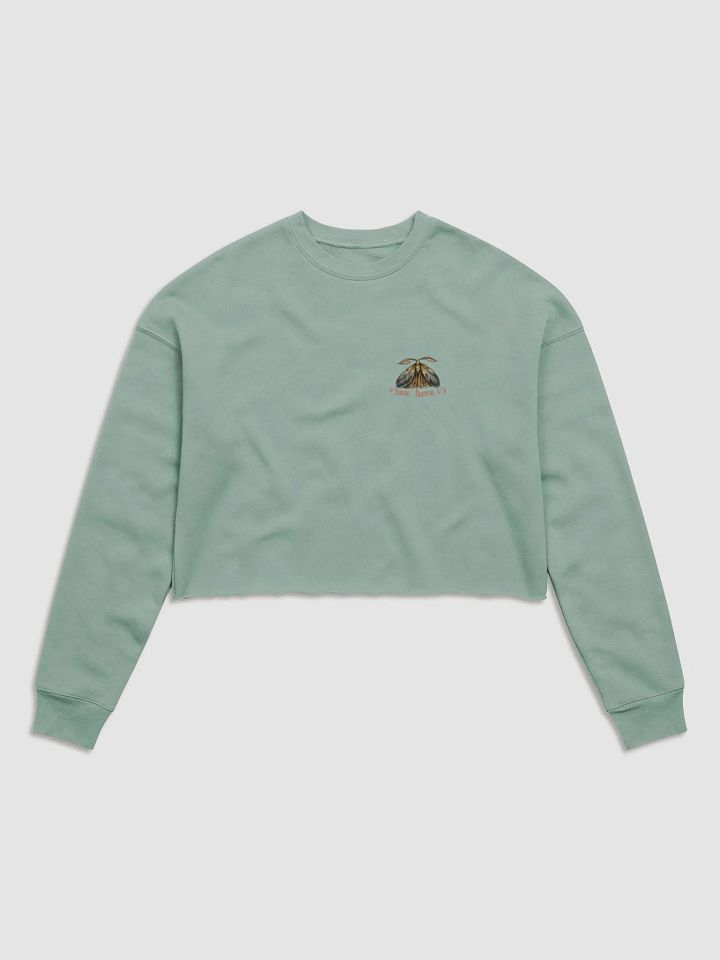Rebirth Cropped Sweat (Blush Script) product image (2)
