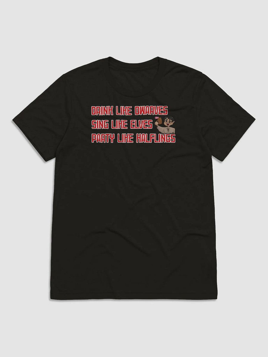 Drink, Sing, Party T-Shirt! (White Outline) product image (3)