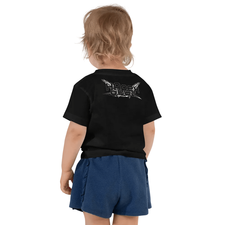Toddler T-Shirt - Black HApex Gear White Logo product image (1)