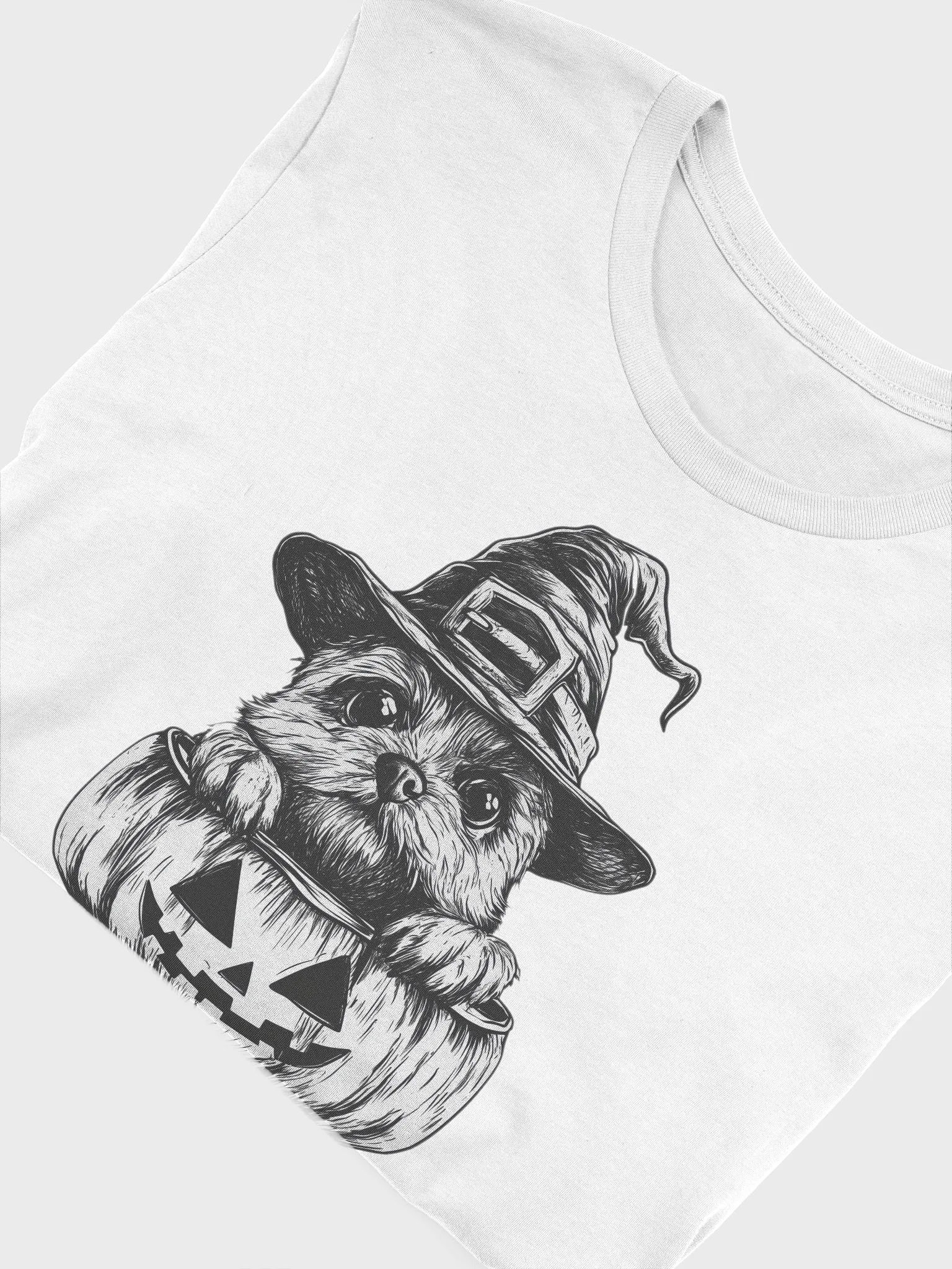 Pawsitively Spooky Halloween Dog T-Shirt product image (5)