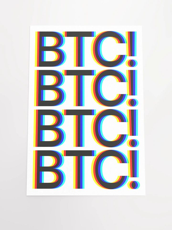 BTC! Pop Poster product image (1)