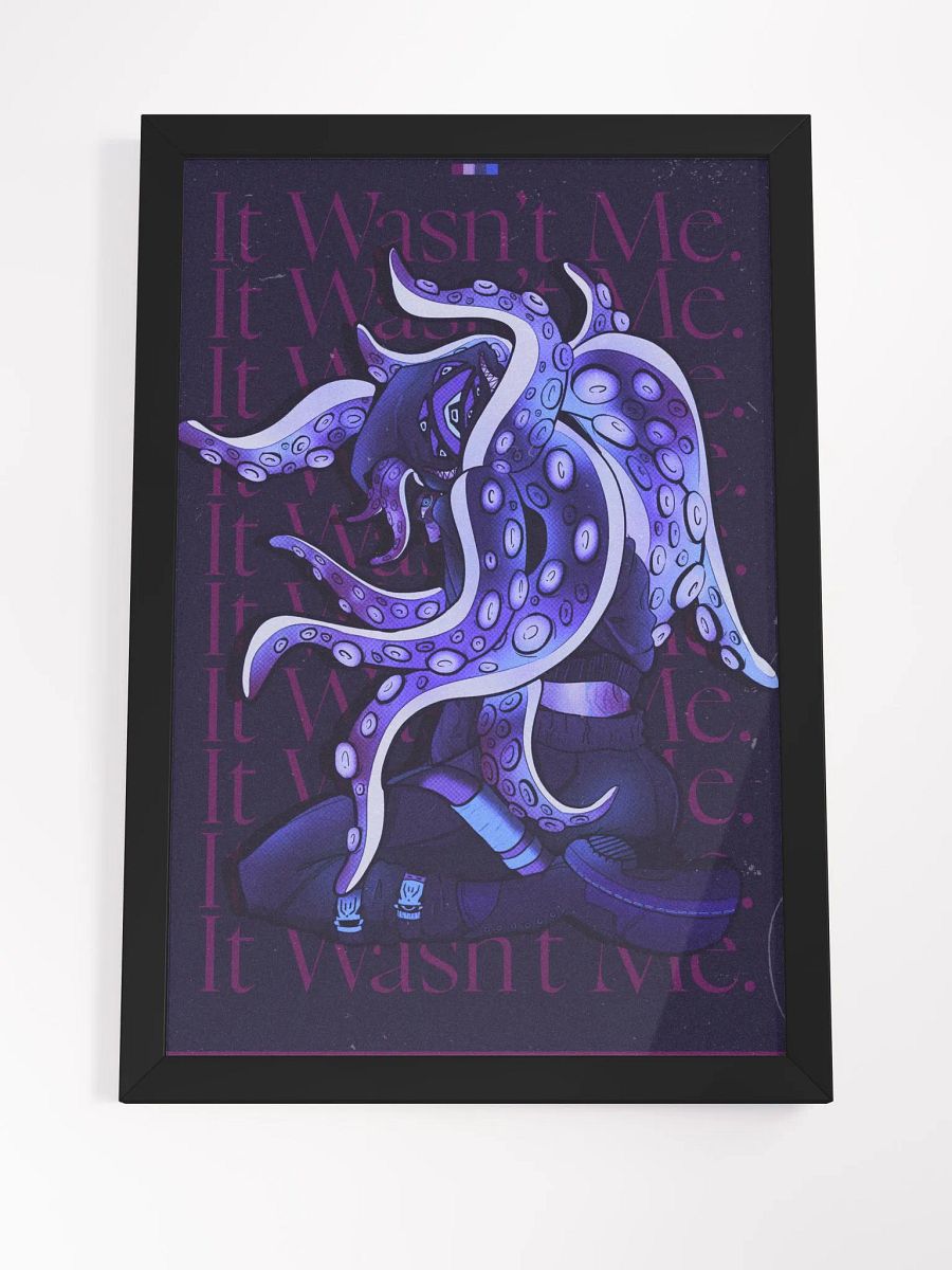 Hoodie Demon Framed Poster product image (4)