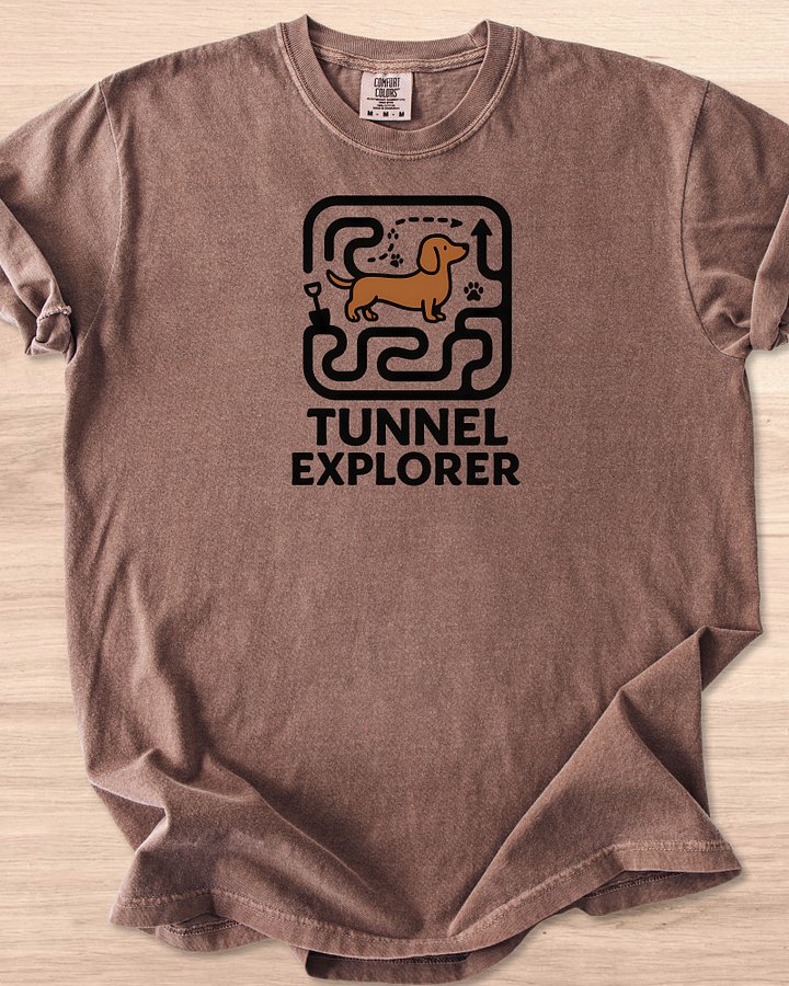 Tunnel Explorer (Dachshund) Tee product image (4)